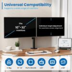 EWENT EW1512 Soporte mesa 2 monitor 13-32" - Imagen 2