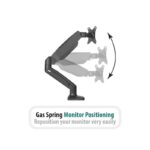 EWENT EW1515 Sop.TV Mesa Gas 1 Moni.27"-34" USB-Mi - Imagen 3