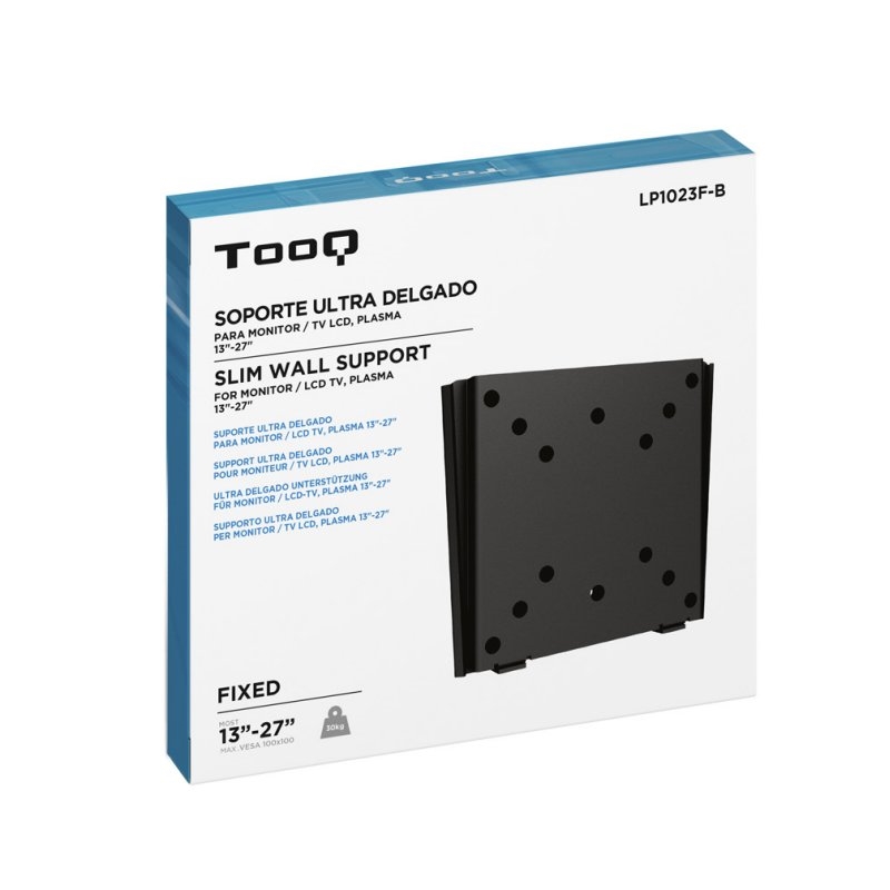 AISATV0258_800 Tooq LP1023F-B Soporte TV 13"-27" Negro - Imagen 1