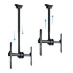 Tooq LPCE1170TSLI-B Soporte techo TV 37"-70" Negro - Imagen 2