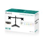 EWENT EW1536 Soporte Sobremesa 2xMonitores 32" VES - Imagen 4