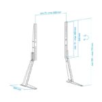 Tooq DB3270T-B Soporte mesa 32-70" Negro - Imagen 3