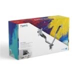 Tooq DB4132TNR-G Soporte mesa 2 monitor/tv 17-32" - Imagen 4