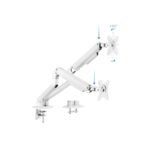 Tooq DB4132TNR-W Soport.mesa 2 monitor/tv 17-32" B - Imagen 2