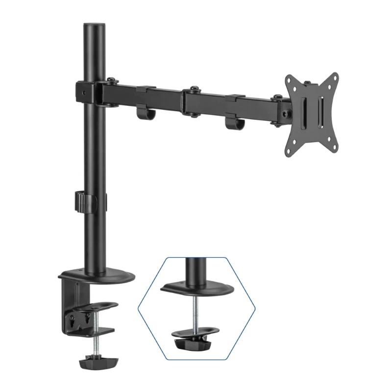 AISATV0313_800 iggual SPM01 Soporte pinza 1 monitor 17"-32" - Imagen 1