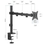 iggual SPM01 Soporte pinza 1 monitor 17"-32" - Imagen 2