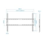 Tooq Soporte pared LP1080F-B pantallas 37"-80" - Imagen 3