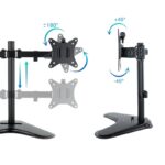 Tooq Soporte mesa DB1702TN-B 2 brazos 17-32" - Imagen 4
