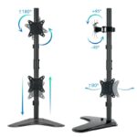 Tooq Soporte mesa DB1703TNV-B  2 brazos Vertical - Imagen 4