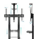 Tooq FS20400HM-B Soporte suelo 60"-100" regulable - Imagen 2