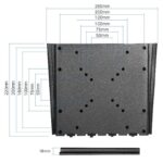 iggual SPTV01 Soporte TV pared Fijo 10"-42" 30 kg - Imagen 2