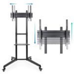 Tooq FS1170M-B Soporte suelo ruedas Ramsés 37"-70" - Imagen 3