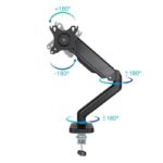 Tooq DB5032TNR-B Soporte mesa 1 brazo 17"-32" - Imagen 3