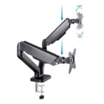 Tooq DB5132TNR-B Soporte mesa 2 brazos 17"-32" - Imagen 2