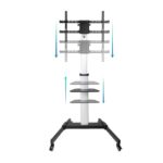Tooq FS1886M-B Soporte suelo ruedas Hera 37"-86" - Imagen 2
