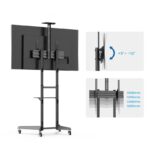 EWENT EW1539 Soporte suelo con ruedas tv 37" a 70" - Imagen 2
