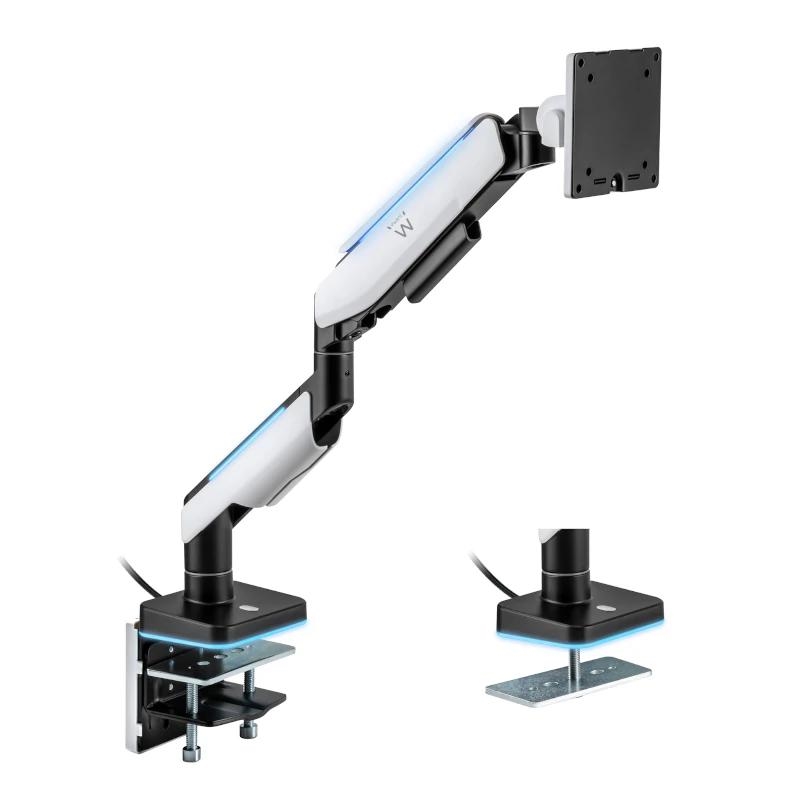 AISATV0374_800 EWENT EW1509 Soporte monitor 0-49" con luces RGB - Imagen 1