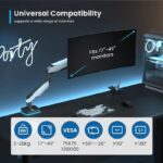 EWENT EW1509 Soporte monitor 0-49" con luces RGB - Imagen 3