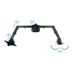Tooq Soporte mesa DB1802TN-B 2 brazos 17-27" - Imagen 4