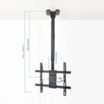 Tooq LPCE1175TSLI-B Soporte techo TV 32"-75" - Imagen 3