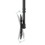 Tooq LPCE1186TSLI-B Soporte techo TV 43"-86" - Imagen 4