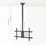 Tooq LPCE1186TSLI-XL-B Soporte techo TV 43"-86" - Imagen 4