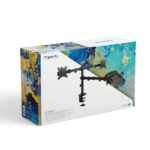 Tooq DB1202TN-B Soporte mesa 2 pantallas+ portatil - Imagen 4