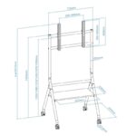 Tooq IDreams Soporte suelo pantallas 37"-86" - Imagen 4