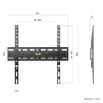 iggual SPTV11-L Soporte TV pared Fijo 21"-75" 45kg - Imagen 2