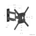 iggual SPTV09-L Soporte TV pared Full 23"-65" 35kg - Imagen 2