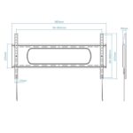 Tooq LP1090F-B Soporte de pared pantallas 43"-90" - Imagen 3