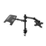 COOLBOX Soporte Monitor+Portátil Monobrazo Acero - Imagen 3