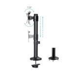 Tooq DB1131TN-B Soporte mesa 17-32" Negro - Imagen 2