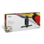 Tooq LP3780F-R Soporte pared rotación 360º Negro - Imagen 4