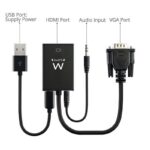 EWENT EW9866 Adaptador Vga/Hdmi con Audio - Imagen 2