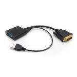Nanocable Conversor DVI 24+1/M A VGA HDB15/H 10 cm - Imagen 3