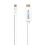 Nanocable Cable Conversor Mini DP/ HDMI 2 M Blanco - Imagen 2