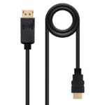 Nanocable Cable Conversor DP a HDMI 2 M Negro - Imagen 2