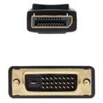 Nanocable Cable Conversor DP a DVI  2 M Negro - Imagen 2