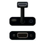 Nanocable Conversor HDMI/SVGA+AUDIO HDMI/M-SVGA/H - Imagen 2