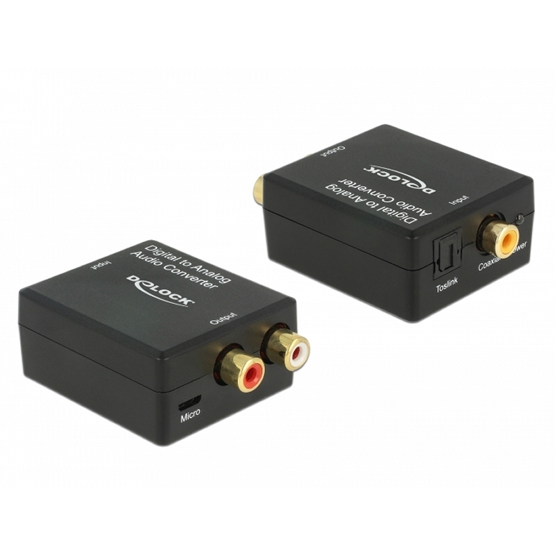 AISCCI0481_800 Delock Convertidor de audio Digital Toslink a RCA - Imagen 1