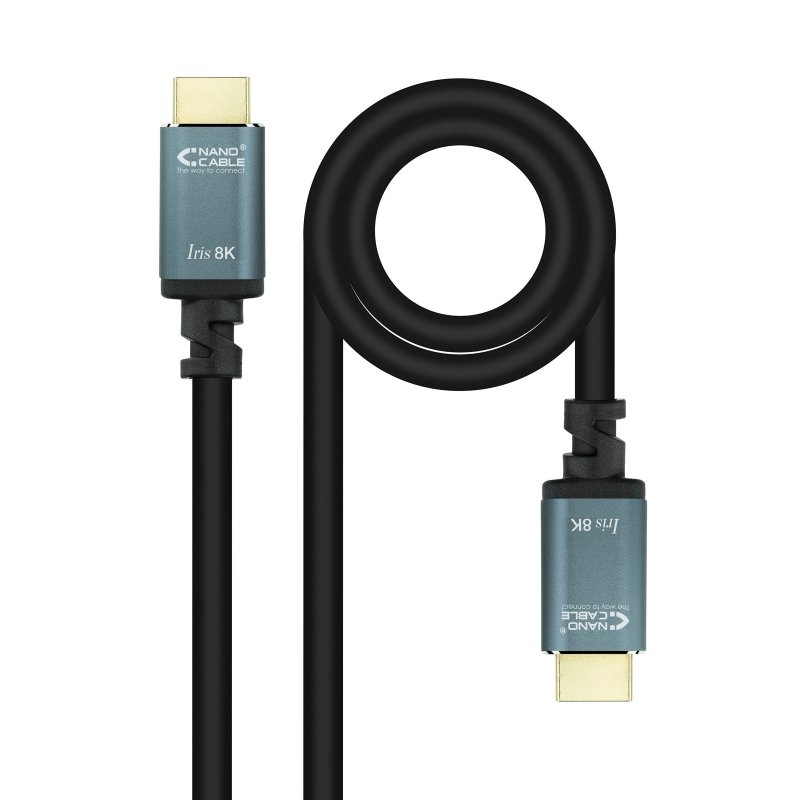 AISCCI0500_800 Nanocable Cable HDMI 2.1 IRIS 8K M/M, 2 metros - Imagen 1