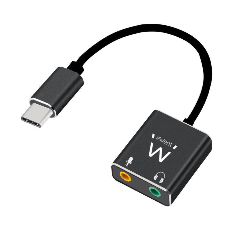 AISCCI0512_800 Ewent Cable adaptador de audio USB tipo C/ Jack - Imagen 1