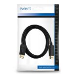 Ewent Cable Displayport 4k @ 60hZ, A/A AWG28, 3mt - Imagen 2