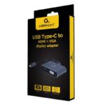 Gembird Adaptador USB Type-C a HDMI /VGA Gris - Imagen 2