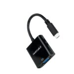 Nanocable Conversor USB-C/M a VGA/H Negro 10cm - Imagen 2