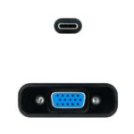 Nanocable Conversor USB-C/M a VGA/H Negro 10cm - Imagen 3