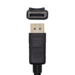 Aisens Cable DP V1.2 4K@60hz DP/M-DP/M negro 2.0m - Imagen 2