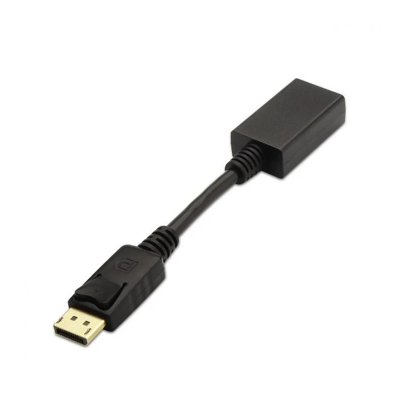 AISCCI0611_800 Aisens Conversor DISPLAYPORT/M-HDMI A/H negro 15cm - Imagen 1