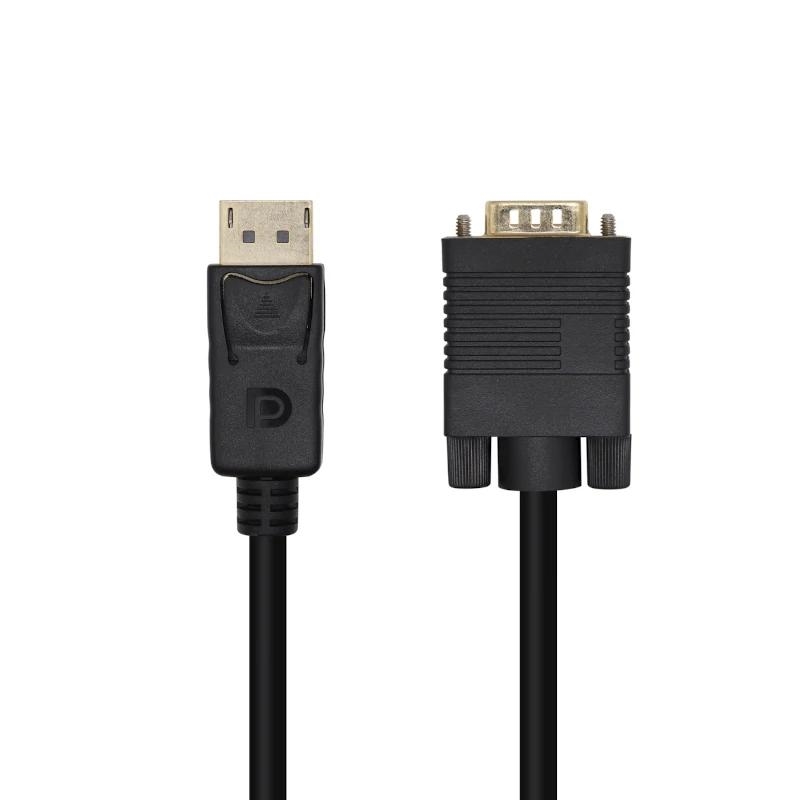 AISCCI0616_800 Aisens Conversor DP/M-VGA/M negro 2.0m - Imagen 1